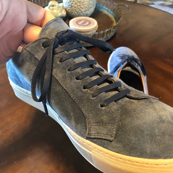 Blue Suede Sneakers - Alter Sole - Picture 5 of 10